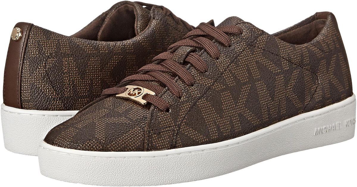 michael kors keaton trainers brown